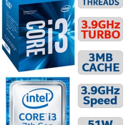 CPU-I3 7100(Tặng kèm Fan) Tray