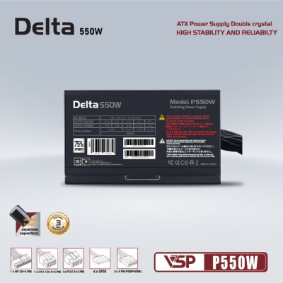Nguồn VSP Delta P550W Chính Hãng